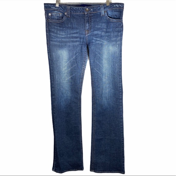 refuge Denim - Refuge Distressed Denim Jeans Blue Size Youth Girls 13 L
